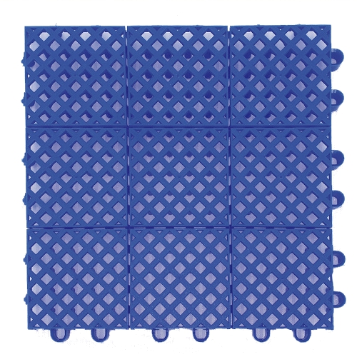 Plastová rohož 245x245x15 mm - modrá