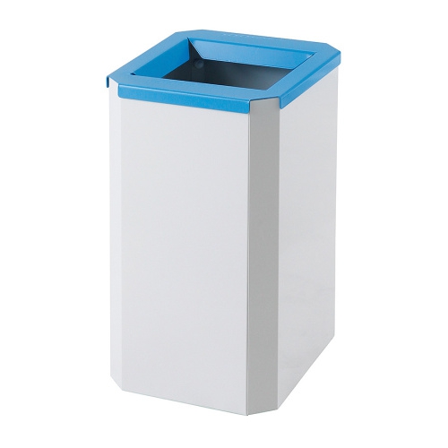 Odpadkový kôš vysoký - sivo-modrý