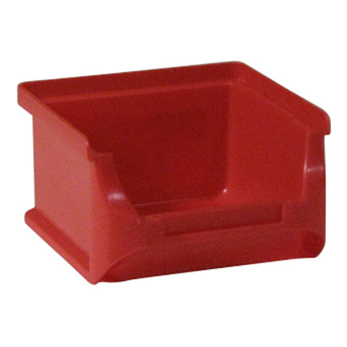 Plastový zásobník 102 x 100 x 60 mm - červený